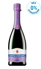 Напиток винный безалкогольный Santo Stefano Rosso красный полусладкий, 0.75л