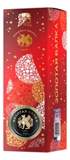 Вино игристое Золотая Балка белое брют в подарочной упаковке, 0.75л