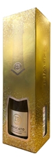 Вино игристое Золотая Балка Moscato белое полусладкое в подарочной упаковке, 0.75л