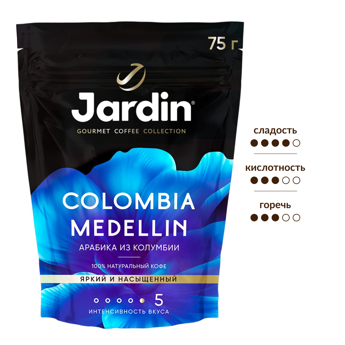 Изображение товара Кофе Jardin Колумбия Меделлин растворимый, 75г