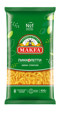 Макароны спирали Makfa Пиколетти Мини высший сорт, 450г
