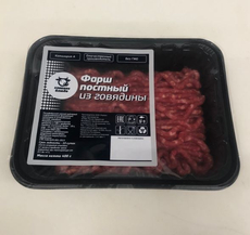 Фарш из говядины Главное блюдо постный охлажденный, 400г