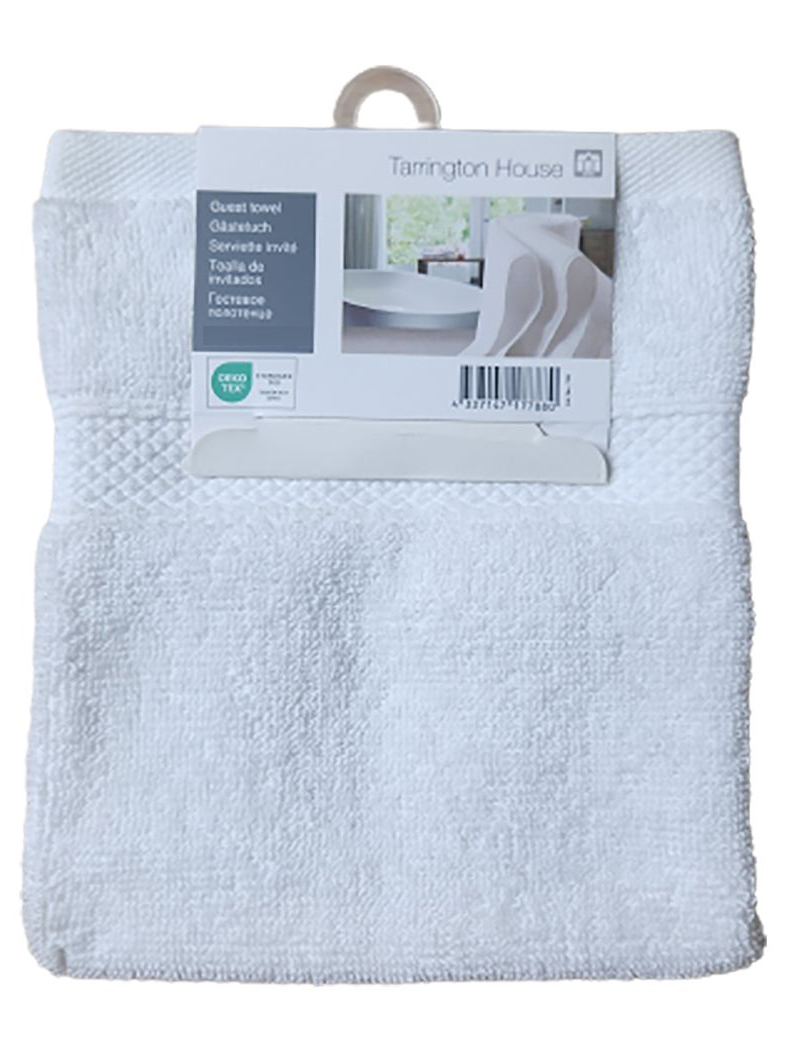 Tarrington House Полотенце махровое белое 500г, 50 x 100см