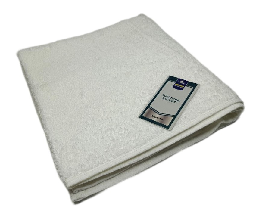 METRO PROFESSIONAL Полотенце махровое белое 600г, 50 x 100см