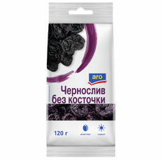 aro Чернослив сушеный без косточки, 120г