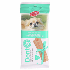 Жевательный снек Biff Dent со вкусом говядины для мелких собак, 35г