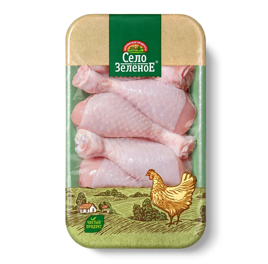 Голень цыпленка-бройлера Село Зеленое охлажденная, ~900г
