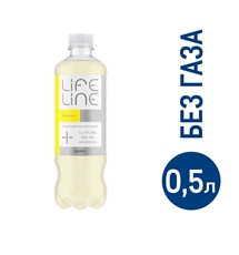Напиток витаминный Lifeline лимон негазированный, 500мл