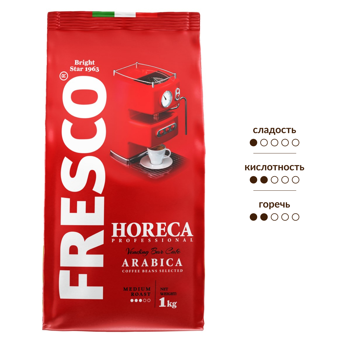 Изображение товара Кофе Fresco Horeca arabica в зернах, 1кг