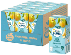 Сок детский ФрутоНяня Груша с 4 месяцев, 200мл х 18 шт