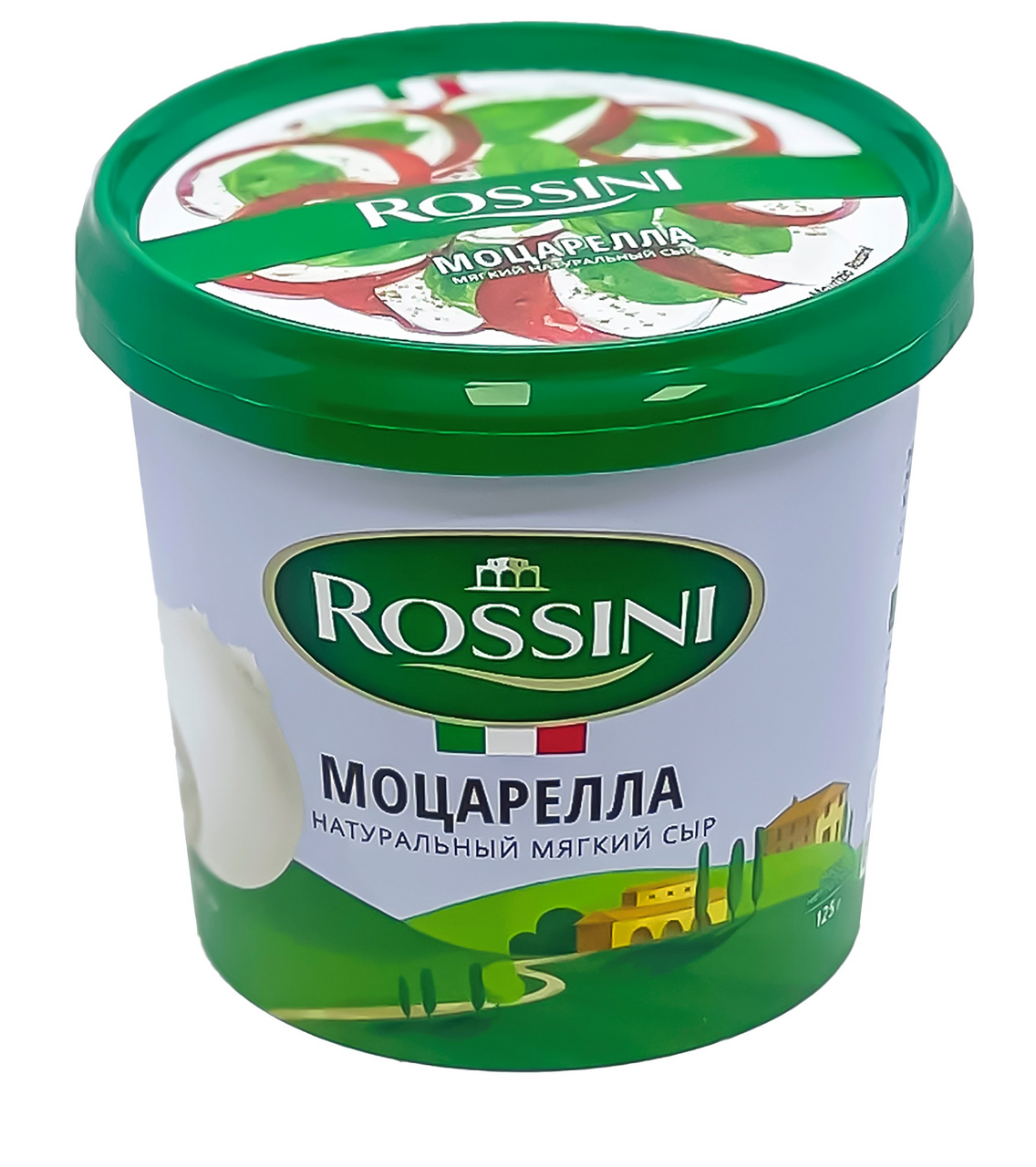 Сыр Rossini моцарелла мягкий 40%, 380г купить с доставкой на дом, цены в  интернет-магазине