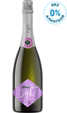 Напиток винный безалкогольный Абрау Дюрсо Лайт газированный, 0.75л