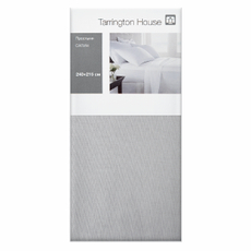 Tarrington House Простыня сатин светло-серая, 240 x 215см