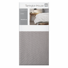 Tarrington House Пододеяльник сатин светло-коричневый, 143 x 215см