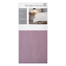 Tarrington House Пододеяльник сатин темно-лиловый, 143 x 215см