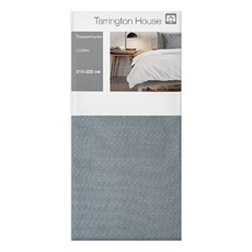 Tarrington House Пододеяльник сатин темно-серый, 215 x 220см