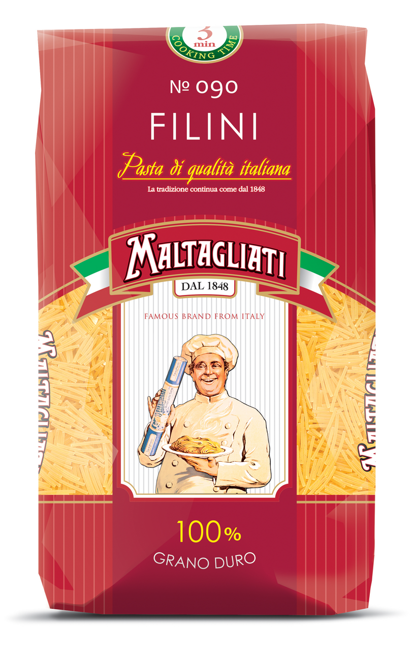 Изображение товара Макароны вермишель Maltagliati Filini №090 высший сорт, 450г