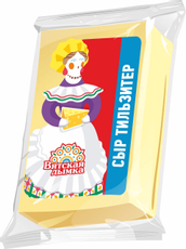 Сыр Вятская дымка Тильзитер премиум полутвердый 45%, 180г