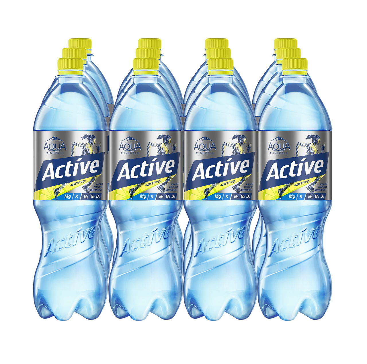 Изображение товара Вода Aqua Minerale Active цитрус негазированная, 1л x 12 шт