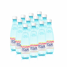 Вода минеральная Псыж газированная, 450мл x 12 шт