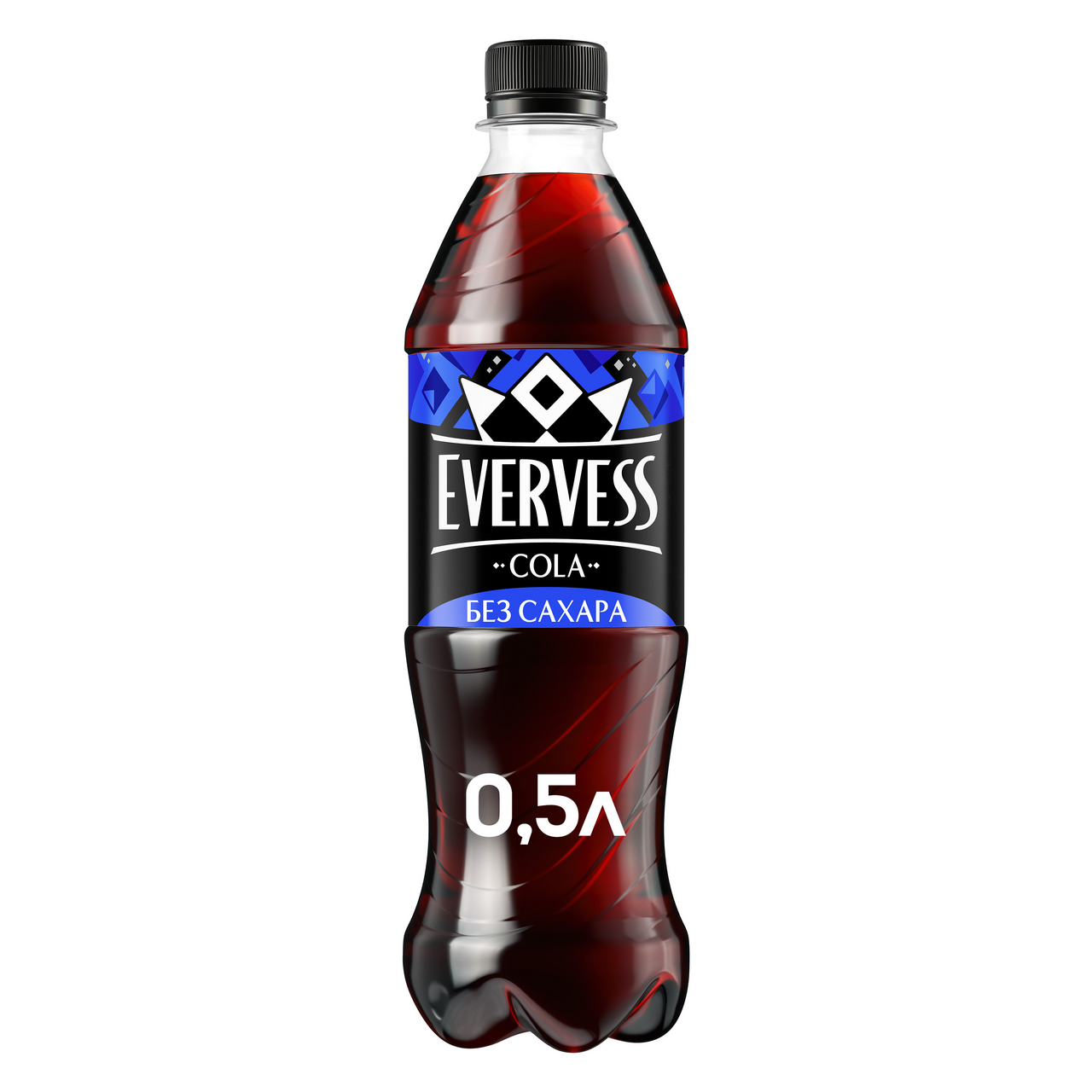Изображение товара Напиток Evervess Cola без сахара газированный, 500мл