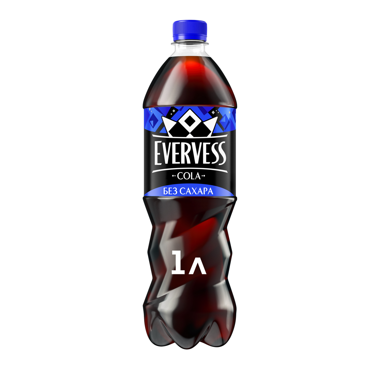 Изображение товара Напиток Evervess Cola без сахара газированный, 1л