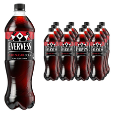 Напиток Evervess Cola без сахара газированный, 1л x 12 шт