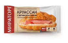 Круассан Мираторг с сыром и ветчиной, 110г