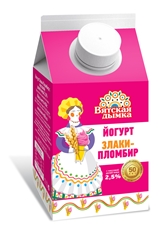 Йогурт питьевой Вятская дымка злаки-пломбир 2.5%, 450г