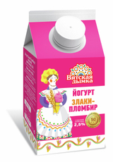 Йогурт питьевой Вятская дымка злаки-пломбир 2.5%, 450г