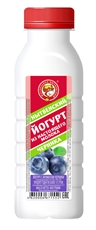 Йогурт питьевой Маслозавод Нытвенский черника 2.5%, 400г