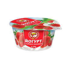 Йогурт Маслозавод Нытвенский клубника-земляника 2.5%, 120г