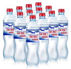 Вода Кавказский бювет питьевая газированная, 500мл x 12 шт