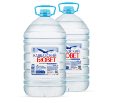 Вода Кавказский бювет питьевая негазированная, 5л x 2 шт