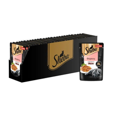 Корм влажный Sheba для взрослых кошек ломтики в желе с форелью, 75г x 28 шт