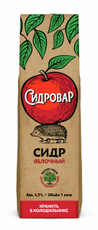 Сидр Сидровар яблочный сладкий, 1л