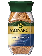 Кофе Monarch Day&Night декофеинизированный растворимый, 95г