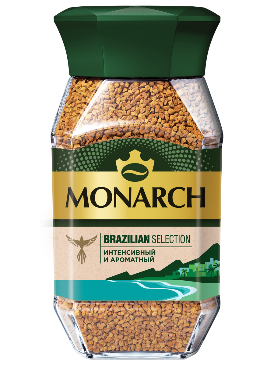 Изображение товара Кофе Monarch Brazilian Selection растворимый, 180г