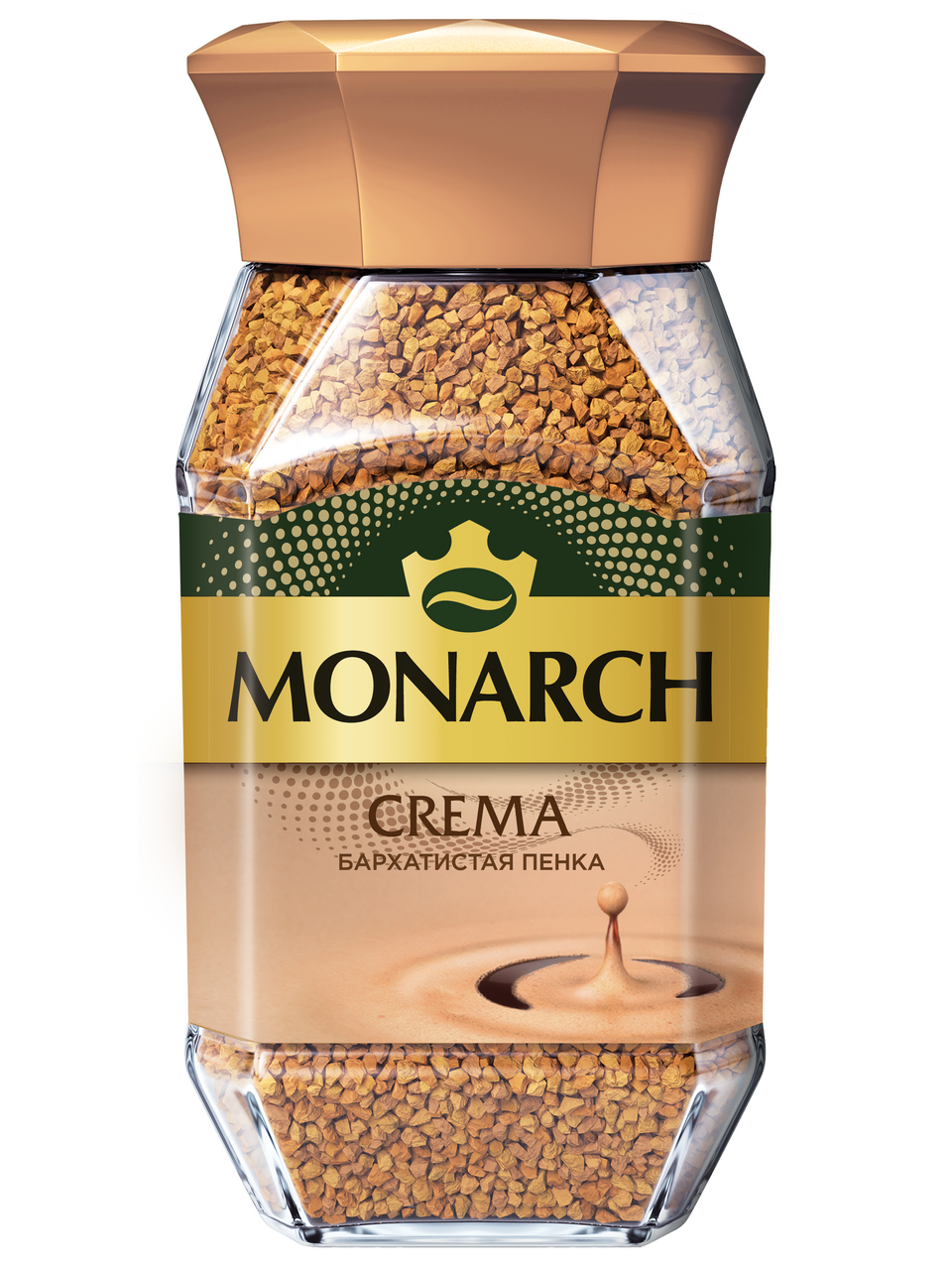 Кофе Monarch Crema растворимый, 95г купить с доставкой на дом, цены в  интернет-магазине