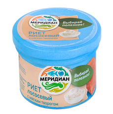 Риет Меридиан из лосося с творогом, 100г