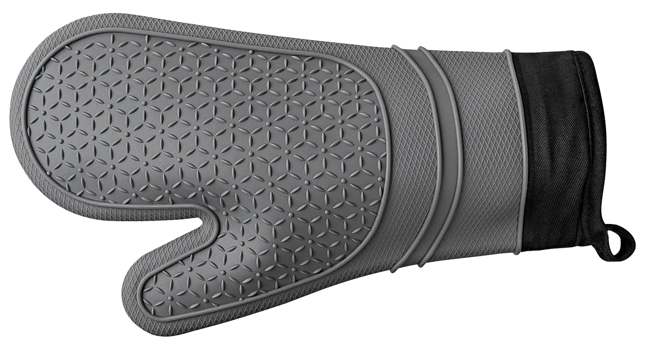 METRO PROFESSIONAL Варежка-прихватка удлиненная силиконовая серая