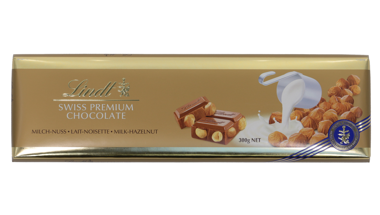 Шоколад Lindt молочный с фундуком 300г