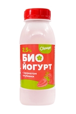 Йогурт питьевой Сернур аромат клубника, 230г