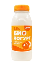 Йогурт питьевой Сернур аромат персик, 230г