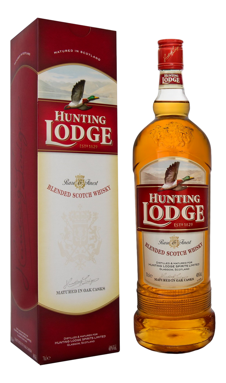 Виски шотландский Hunting Lodge Blended Scotch в подарочной упаковке, 0.7л  купить с доставкой на дом, цены в интернет-магазине