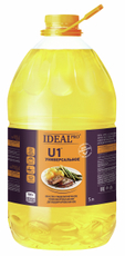 Масло подсолнечное Ideal PRO U1 Универсальное рафинированное дезодорированное, 5л