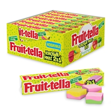 Конфеты жевательные Fruittella кислый микс, 41г x 21 шт