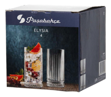 Набор высоких стаканов Pasabahce Элизия, 450мл x 4шт