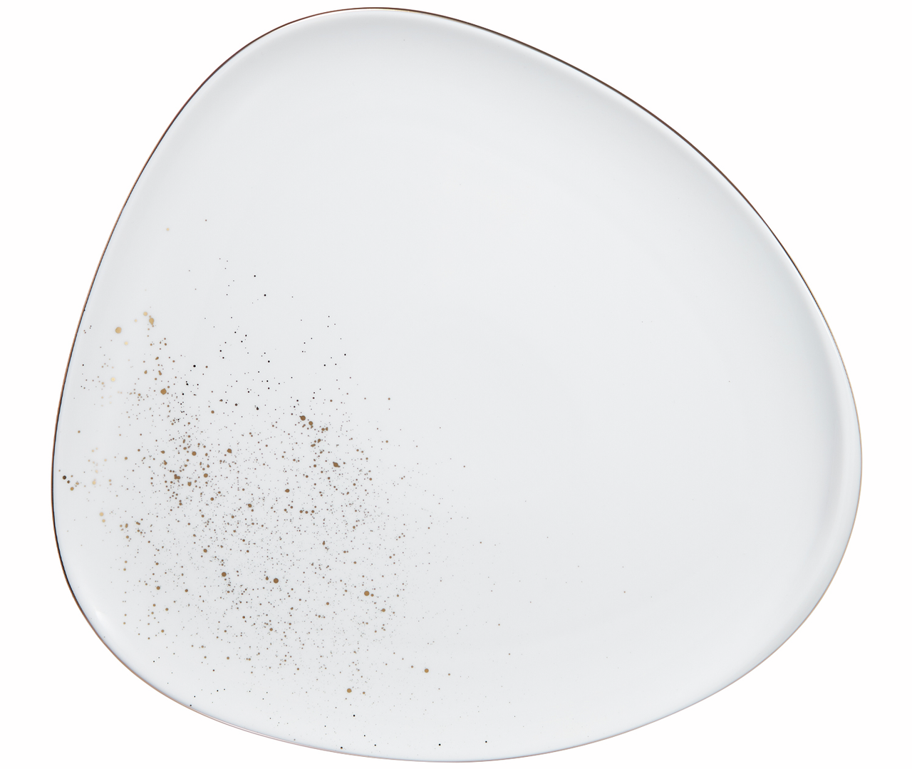 Изображение товара Обеденная тарелка Millimi брызги шампанского 27x25 см фарфор