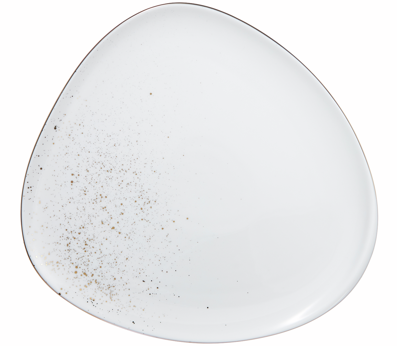 Изображение товара Обеденная тарелка Millimi брызги шампанского 23x21 см фарфор